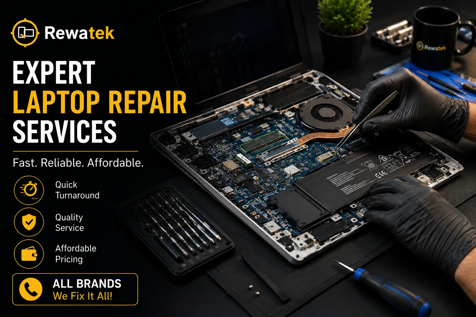 Laptop repair service in Bangalore