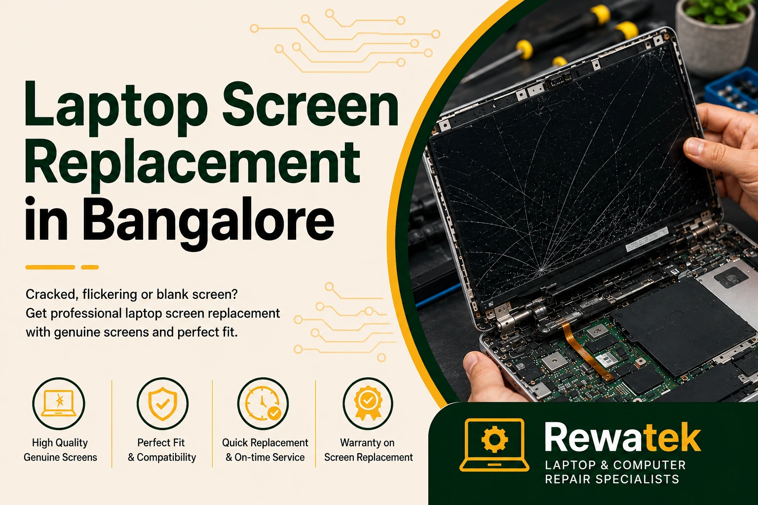 Laptop Screen Replacement in Bangalore
