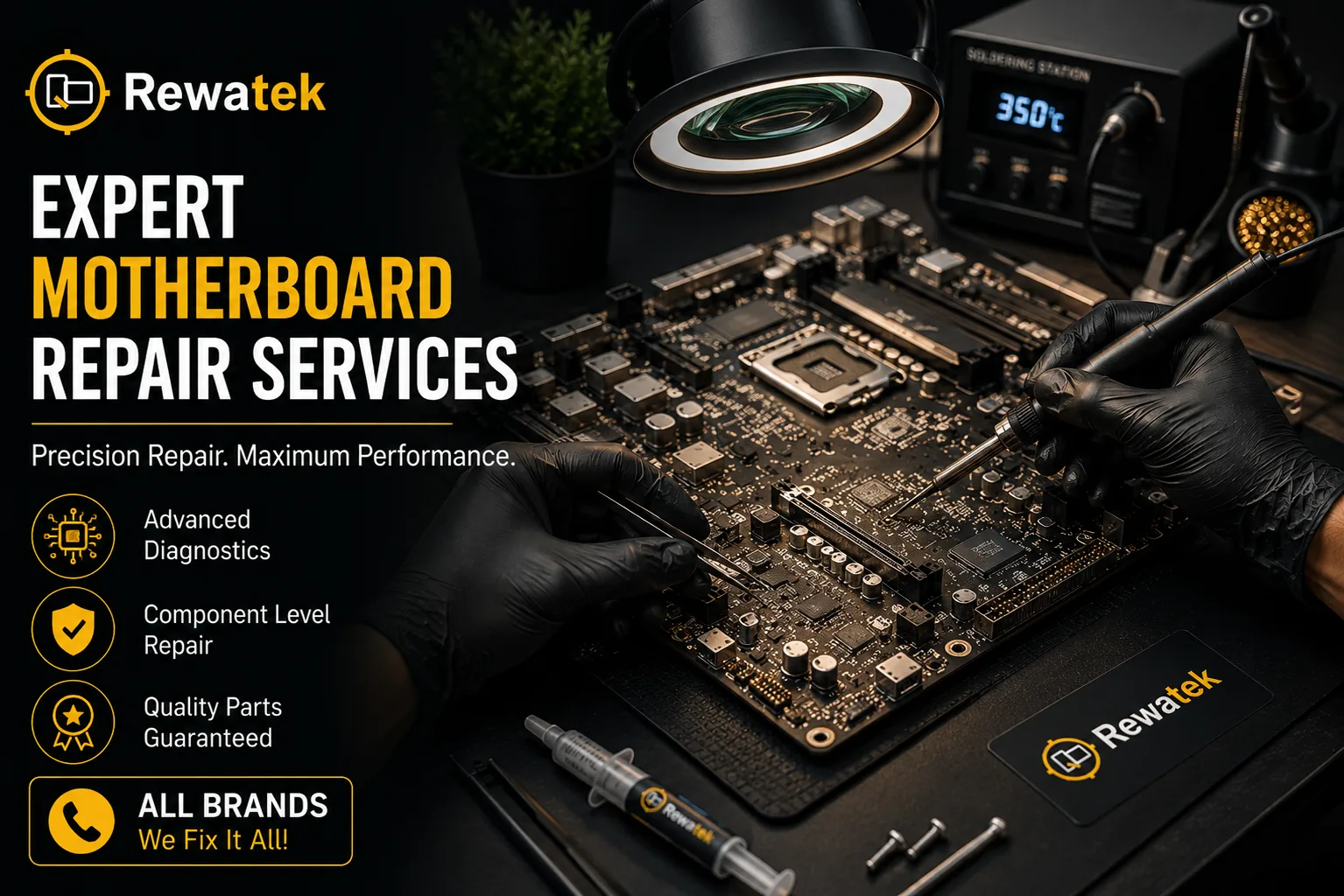 Laptop motherboard repair service in Bangalore